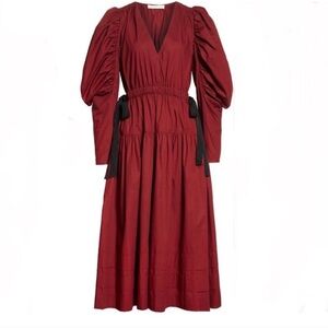 Ulla Johnson Althea Long Sleeve Tiered Ruffle Cotton